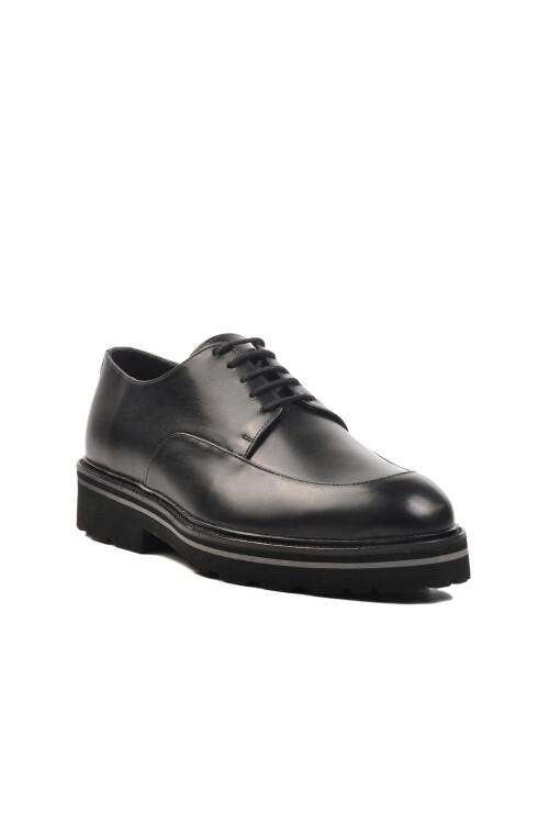 Black Genuine Leather Mens Classic Shoes Premium 2873 M