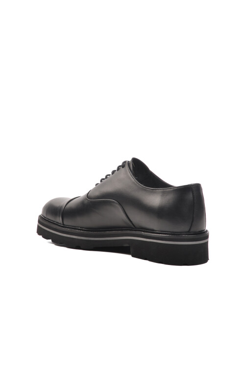 Black Genuine Leather Mens Classic Shoes Premium 2874 M