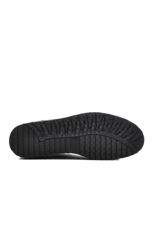 Black Genuine Leather Mens Casual Shoes Premium 6460 M