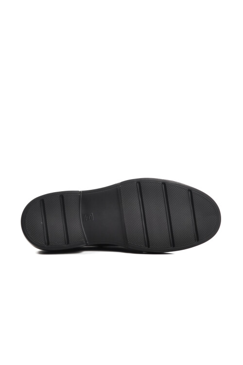 Black Genuine Leather Mens Casual Shoes Premium 137 M