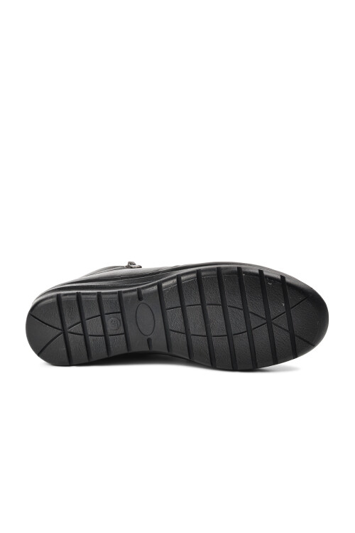 Black Genuine Leather Womens Boots 8200 Z