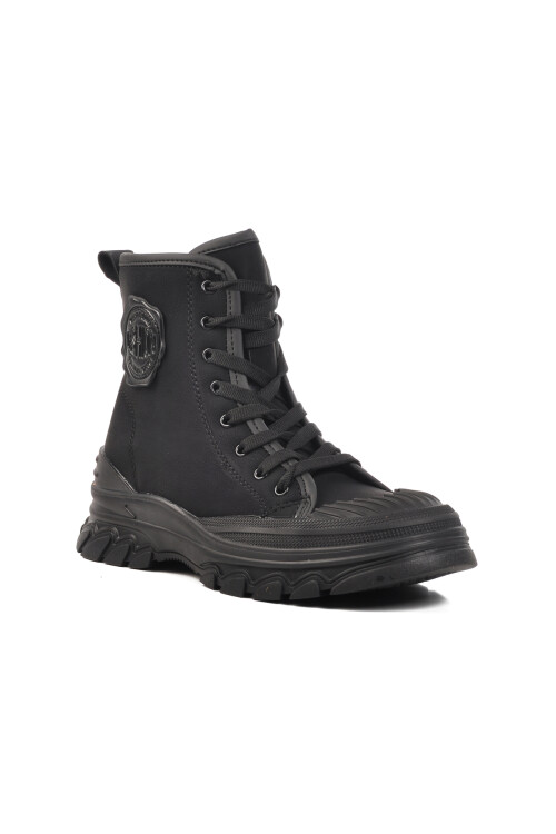 حذاء سيربنتيس Z نسائي مبطن بالفرو الأسود