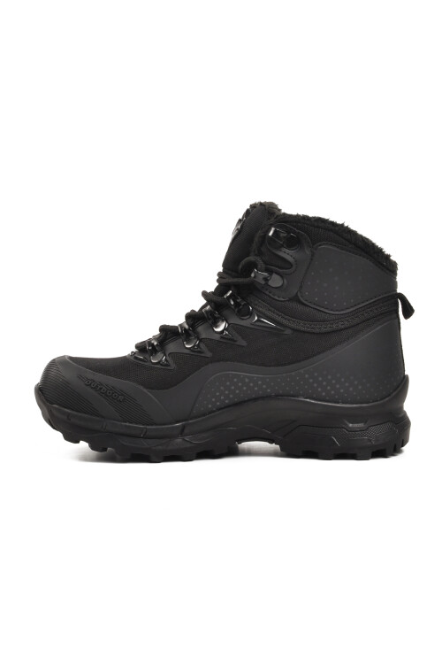 walkwayBlack-Black Kids Outdoor Boots Kaleo F