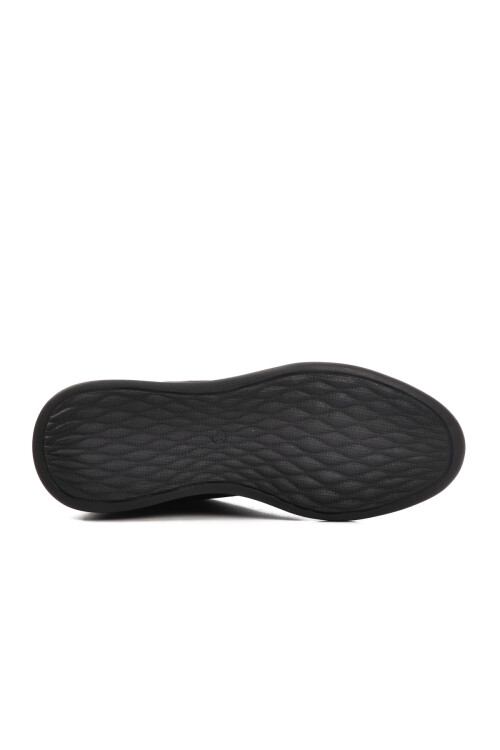 حذاء رياضي رجالي خفيف الوزن ومرن من شبكة سوداء مقاس M