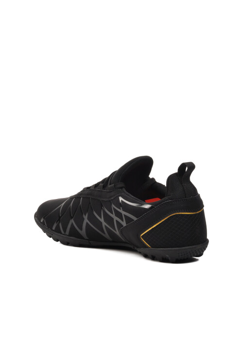 Black Elastic Ankle Unisex Turf Shoes GH-241-124