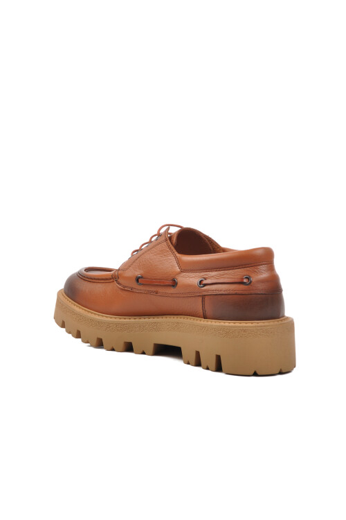 Tan Genuine Leather Mens Classic Shoes Premium 4008 M