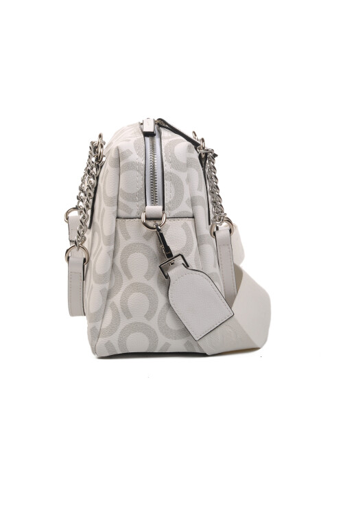 White-Gray Womens Shoulder Bag US24203