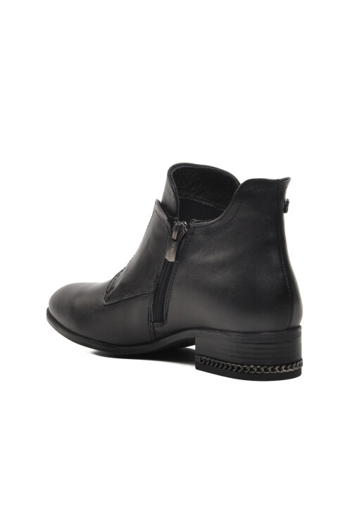 VenüsSiyah Hakiki Deri Kadın Bot 2152710K Z