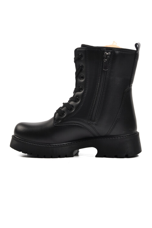 حذاء بيجاسي ف للفتيات ذو الفراء الأسود