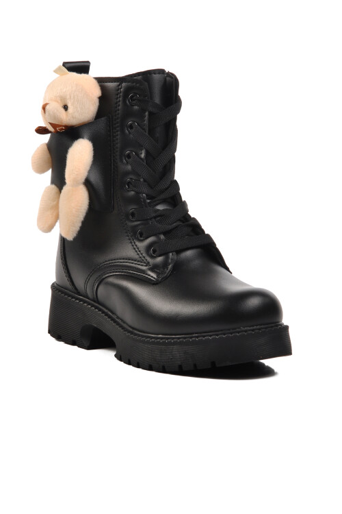 حذاء بيجاسي ف للفتيات ذو الفراء الأسود