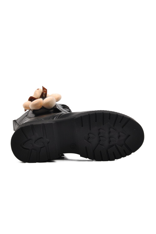 حذاء بيجاسي ف للفتيات ذو الفراء الأسود