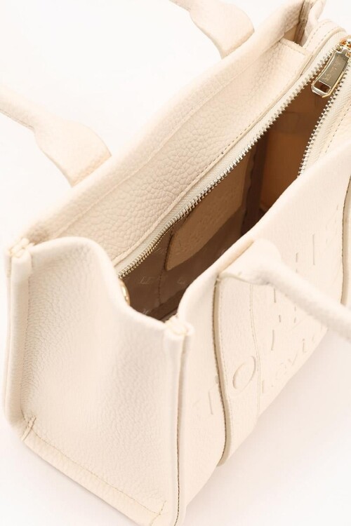 Beige Womens Shoulder and Handbag 930151