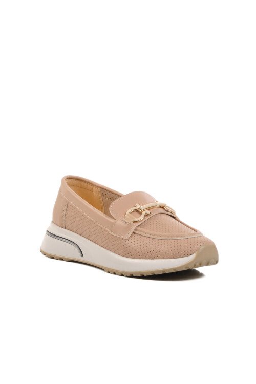Beige Womens Casual Shoes 514524 Z