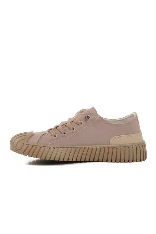 Beige Textile Memory Foam Mens Sneakers Vigor G