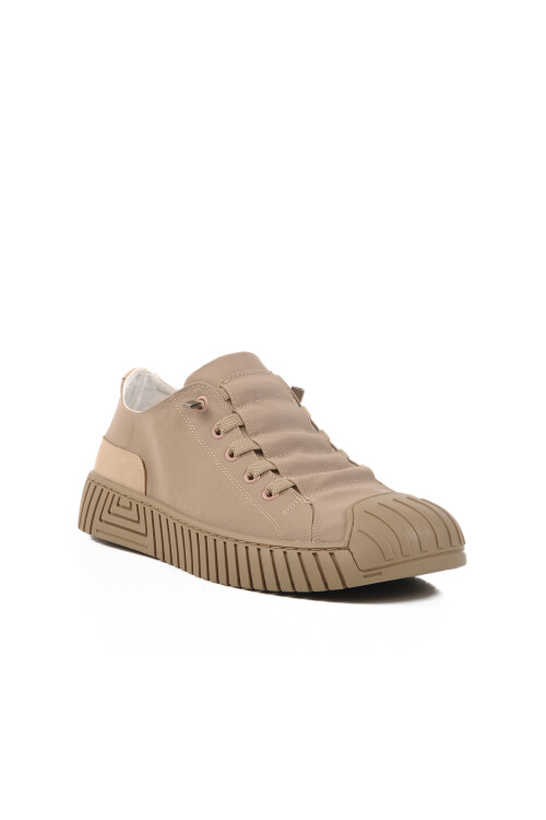 Beige Textile Memory Foam Mens Sneakers Vigor G