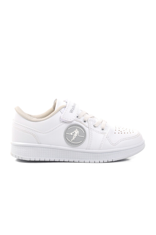 White-White Kids Sneaker Sloga F