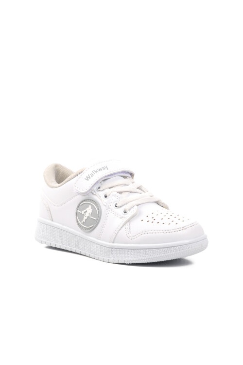White-White Kids Sneaker Sloga F