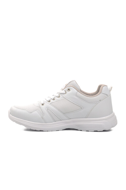 White Mesh Lightweight Mens Sneakers 020 M