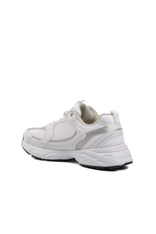 White Silver Mesh Mens Sneakers Run M