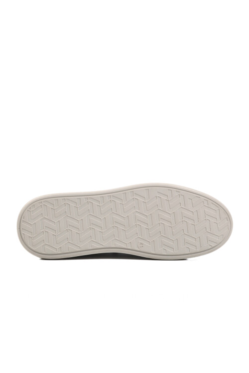 White Genuine Leather Mens Casual Shoes 62113 M