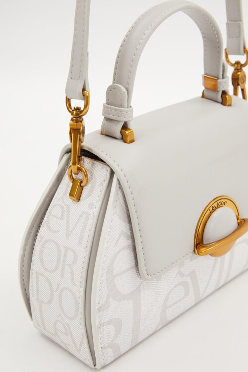 حقيبة يد وكتف نسائية بيضاء 930281