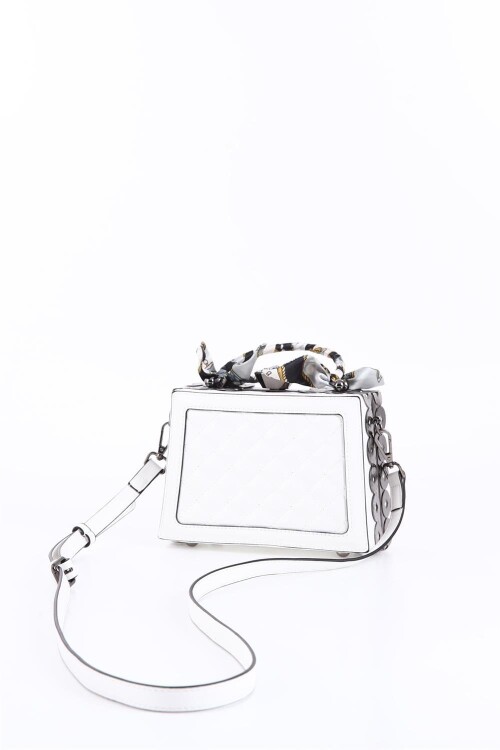 White Stone Womens Hand and Shoulder Bag 17132