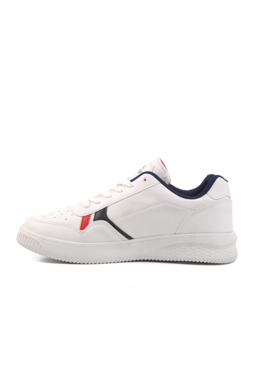 حذاء رياضي رجالي أبيض-أزرق داكن، مقاس M