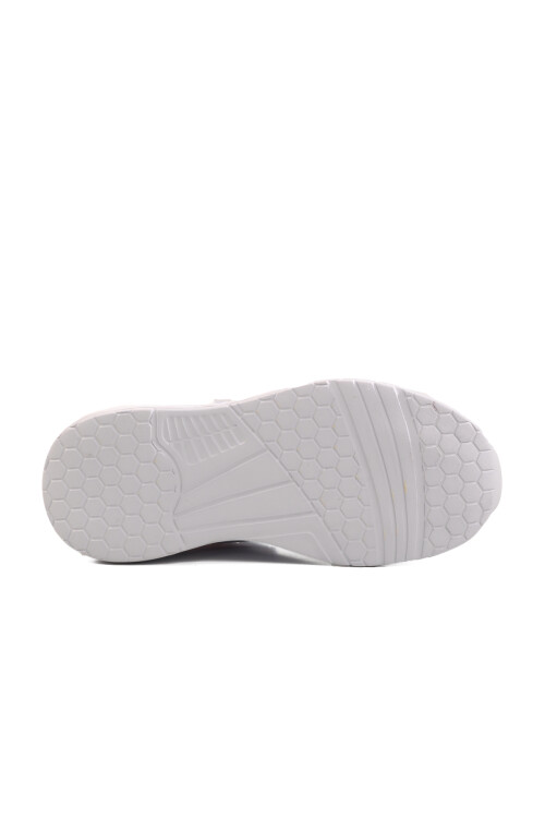 White Mesh Velcro Lightweight Unisex Childrens Sneakers Dera 640 F