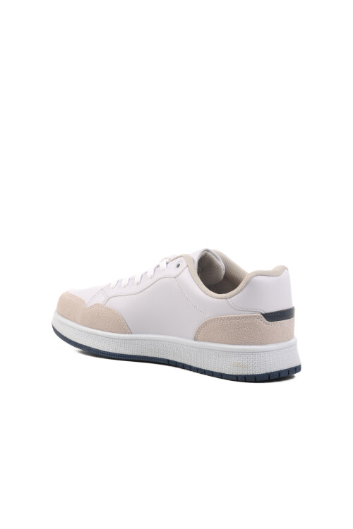 زوج من الأحذية الرياضية الرجالية باللون الأبيض مقاس M