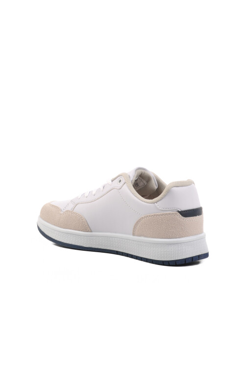 White Unisex Sneakers Pair G