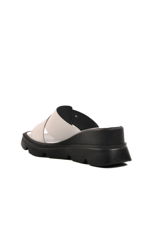 White High Sole Womens Slippers PC-7535 Z