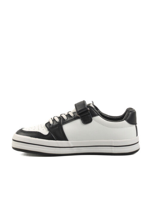 White Black Green Velcro Childrens Sports Shoes BNI-10024 F