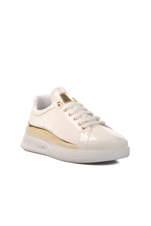 White Textile Womens Sneakers 431141 Z