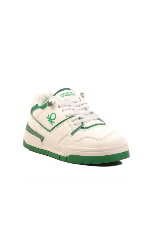 White Green Kids Sports Shoes BNI-10082 F