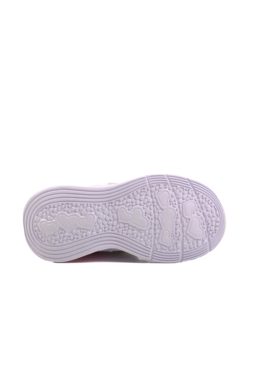 حذاء رياضي رمادي فاتح بشريط فيلكرو للبنات BNI-10127 P