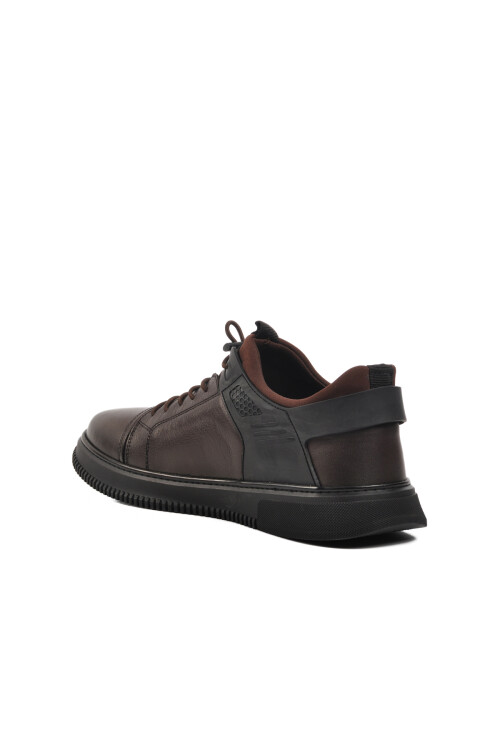 Kahve Hakiki Deri Erkek Casual Ayakkabı