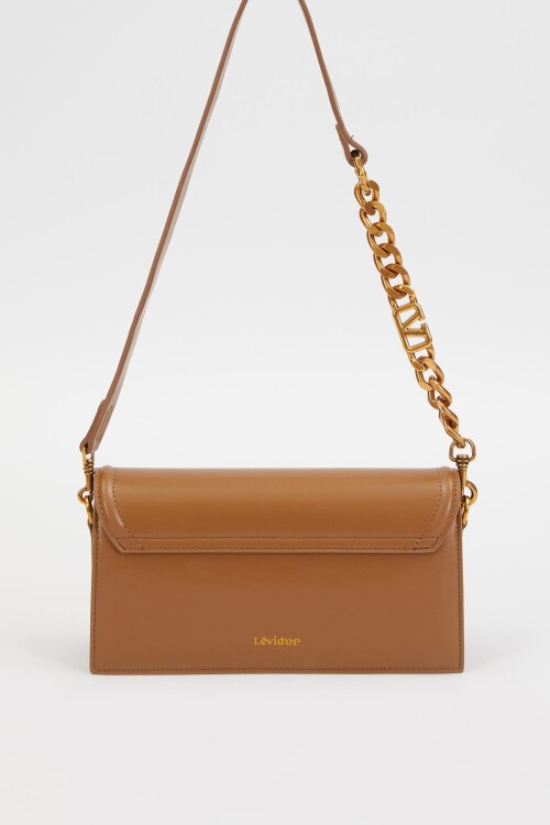 حقيبة يد وكتف نسائية بنية اللون 930239