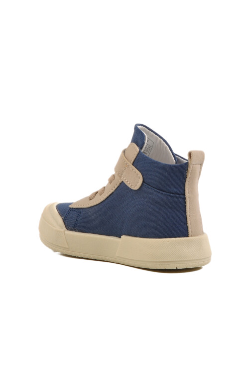 RockyLacivert Keten Bilek Boy Cırtlı Unisex Çocuk Sneaker 7465 B