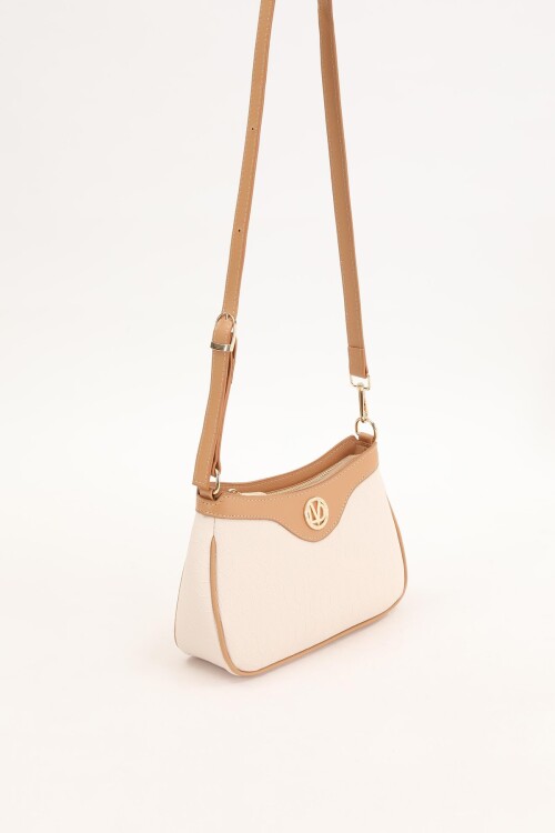 LevidorCream-Camel Women's Shoulder Bag 930210