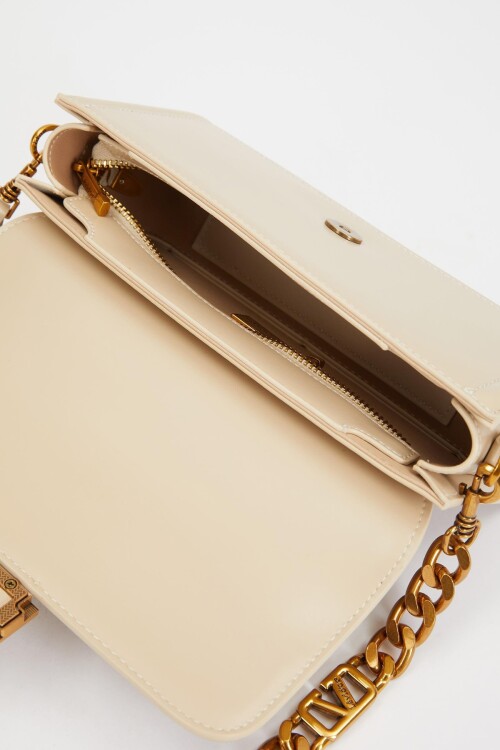 حقيبة يد وكتف نسائية كريمية 930239