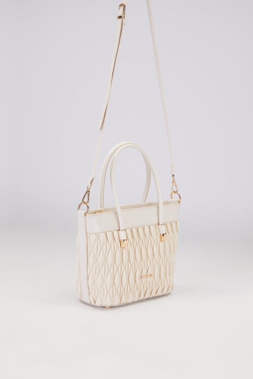 LevidorKrem Kadın El ve Omuz Çantası 930492