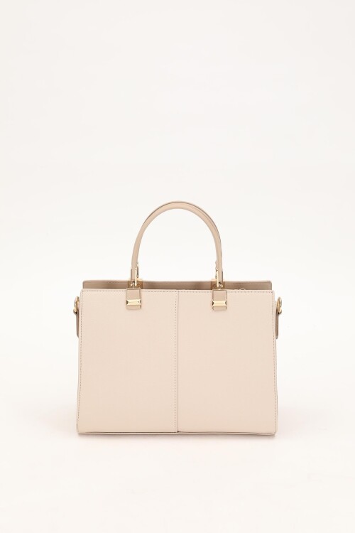 Cream-Mink Womens Hand and Shoulder Bag 930172