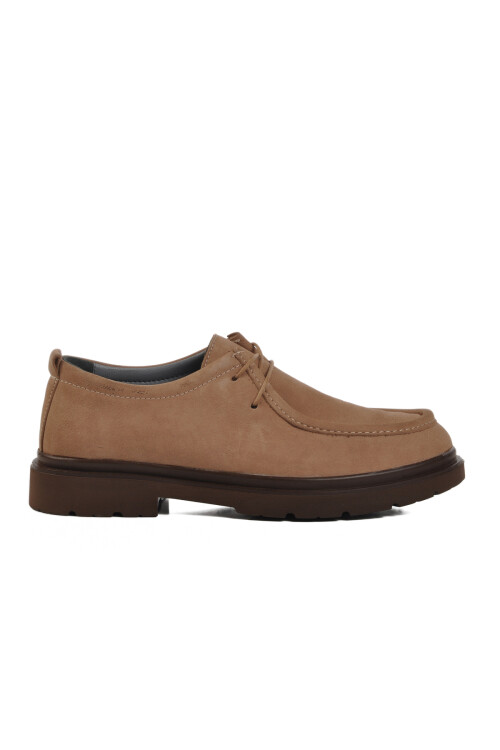 Sand Nubuck Genuine Leather Mens Casual Shoes 1005 M