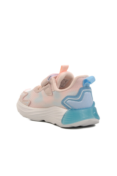 Pudra Lila Cırtlı Unisex Çocuk Spor Ayakkabı 1977 P