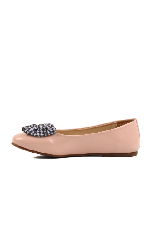 Pudra Rugan Fiyonk Kurdeleli Kız Çocuk Babet 180 F