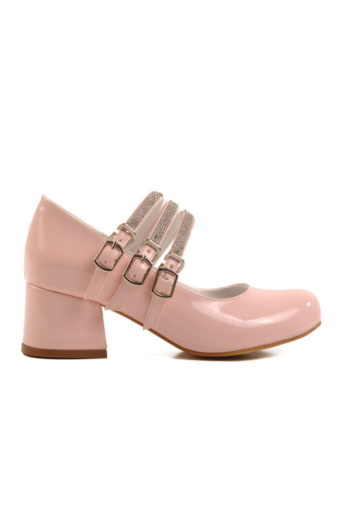 Powder Stone Girls High Heeled Ballerinas 37 F