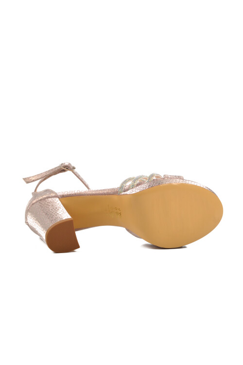 Rose Platform Heel Womens Evening Shoes 655386 Z