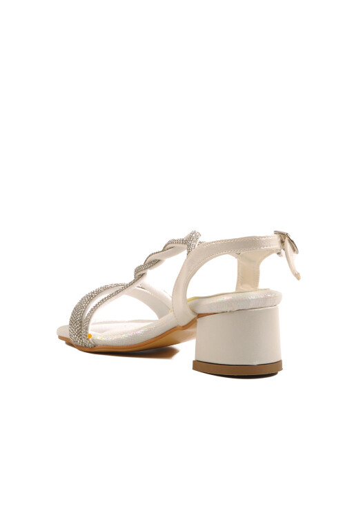 Mother of Pearl Stone Girls Sandals 07 P