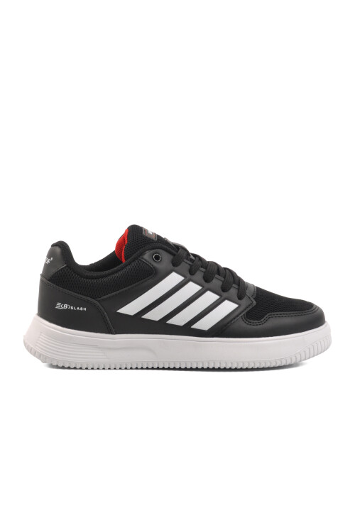 Black-White Lightweight Mesh Mens Sneakers BST-B74 G