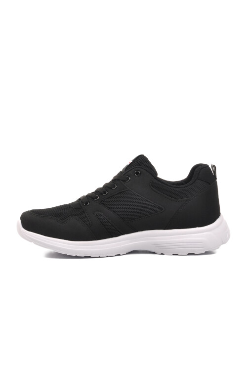 Black and White Mesh Lightweight Mens Sneakers 020 M